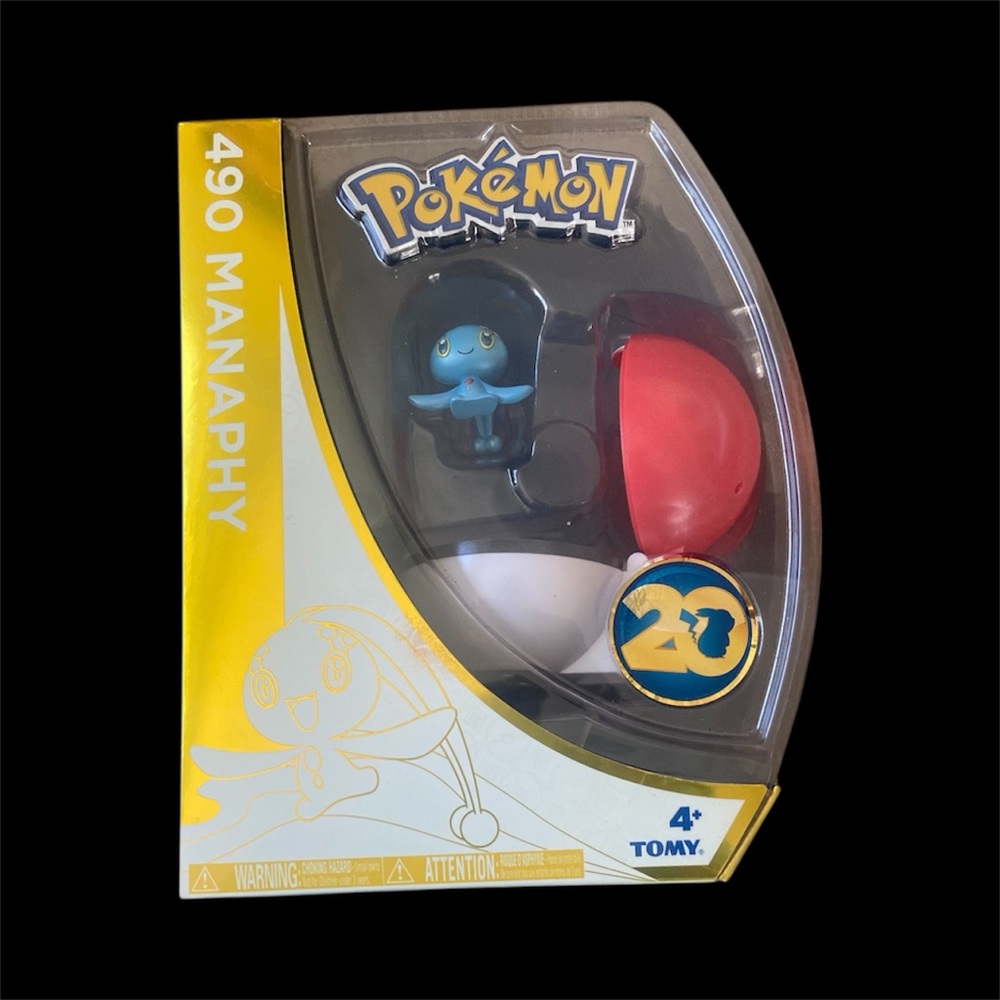 Pokémon 20th Anniversary 490 Manaphy Pokémon Figure Limited Edition
